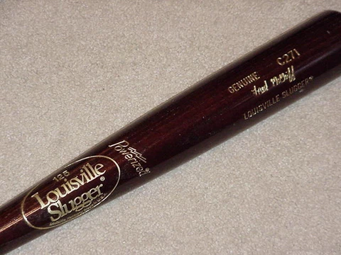 Fred McGriff H&B 1989 ALCS Large Logo Game Bat Toronto Blue Jays Padres Braves Cover