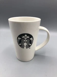 Starbucks 12 oz Coffee Mug w/ Black Mermaid Siren Icon Logo - FREE SHIPPING - Bild 1 von 3