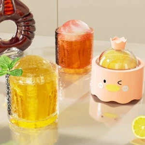 Plastic Ice Ball Maker Cartoon Ice Tray Mold Cute Duck Ice Cube Molds Home - Picture 1 of 13