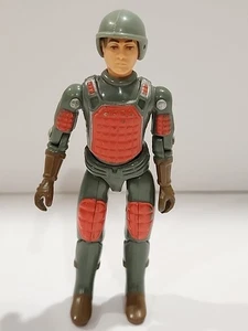 Figura de acción vintage Gijoe Flash brazo recto con casco 1982 - Imagen 1 de 7