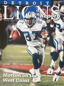 🦁 Detroit Lions Report Magazine Oct 2001 + Full NFL Schedule Posters - Bild 1 von 4
