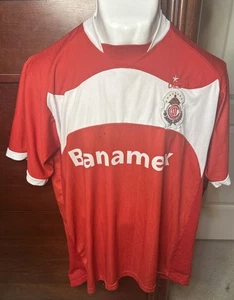 Romini Soccer Deportivo Toluca Mexico Mens Jersey Red Banamex Corona Coca Cola - Picture 1 of 17
