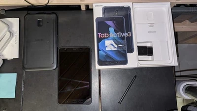 Samsung Galaxy Tab Active 3 SM-T575 LTE 64GB Schwarz Android Tablet OVP - Bild 1 von 4