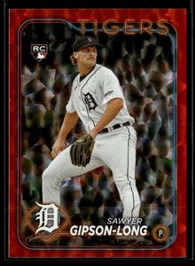 Sawyer Gipson-Long #/299 RC - 2024 Topps Orange Crackle Foil Rookie #616 Tigers - Bild 1 von 2