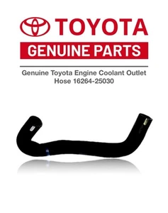 Genuine Toyota Engine Coolant Outlet Hose 16264-25030 - Picture 1 of 4