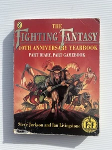 Fighting Fantasy 10th Anniversary Yearbook 1st Edition 1992 Steve Jackson Ian - Bild 1 von 17