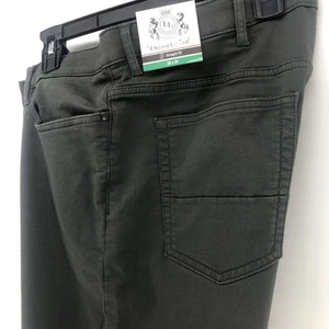 New  ENGLISH LAUNDRY 5 Pocket Straight Fit Pants Gray   38 X 34 - Picture 1 of 12