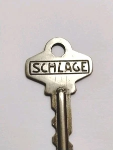 Vintage Schlage #106704 Old Original Antique House Key Approx. 2-1/4" Long USA. - Picture 1 of 7