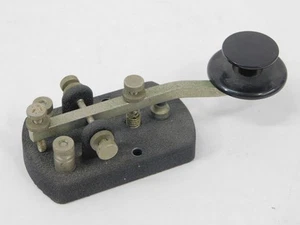 Nye Viking Vintage Straight Ham Radio Morse Code Telegraph Key (nice) - Picture 1 of 4