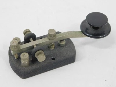 Nye Viking Vintage Straight Ham Radio Morse Code Telegraph Key (nice) - Image 1 of 4