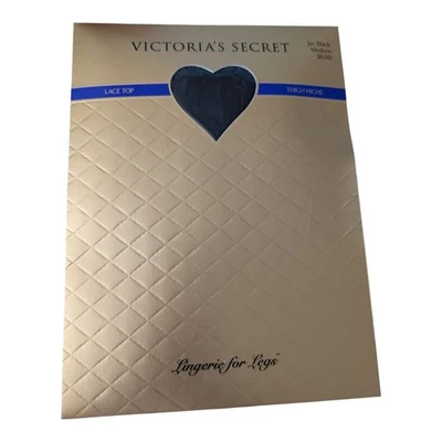 Top de encaje vintage Victoria's Secret para mujer negro azabache hasta el muslo talla MEDIANO  Foto 1 de 2