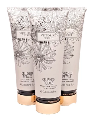 VICTORIA’S SECRET CRUSHED PETALS FRAGRANCE LOTION 8 FL OZ 内密封 3 件套 — 第 1/3 张图片