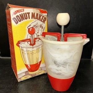 Vintage Popeil's Donut Maker No.16 Made in USA Recipes Orginal Box 1950s - Picture 1 of 9