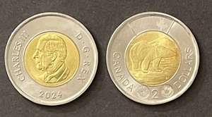 CANADA 2024 -  $2 , King Charles III, 2nd Year Issue - Imagen 1 de 1