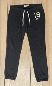 Abercrombie & Fitch Athletics Women's Sweatpants w/18 A&F Logo (S) Black - Picture 1 of 8