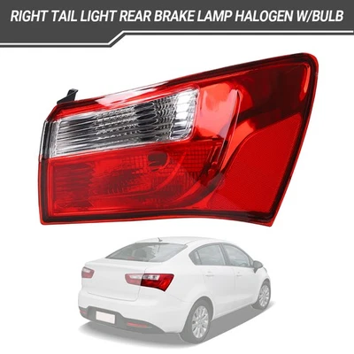For 2012-2017 Kia Rio Tail Light Rear Brake Lamp Halogen w/Bulb Passenger Side - Image 1 of 4