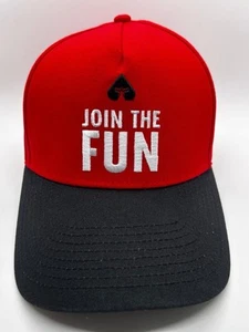 Join The Fun Carnival Players Club Premier Cruises Cap Hat Adult Snapback Red - Picture 1 of 8