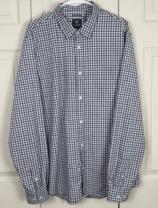 Bluffworks Meridian Hemd Herren XLT Classic Fit blau kariert Knopfleiste Langarm - Bild 1 von 10