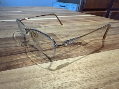 Anteojos Sophia Loren Zyloware 163 marco dorado M163 para mujer medio borde 52-19-135 Foto 1 de 4