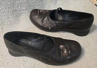 Camper Twins Hear No Evil Monkeys Made In Portugal Maryjane Shoes Sz 41 (11) - Image 1 of 4