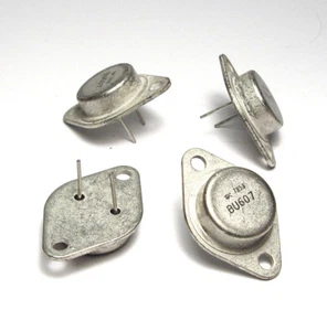4x Leistungs-Transistor BU607  / BU 607, NPN, 330V / 7A, TO3, NOS - Picture 1 of 1