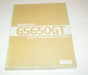 Manual De Mantenimiento / Manual De Taller Suzuki GS 650 GT - Edición 1986 - Imagen 1 de 4