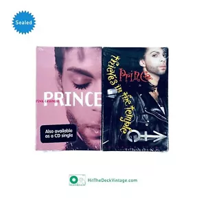 2 Prince Single Cassette Tapes: Pink Cashmere & Thieves In The Temple SEALED - Picture 1 of 10