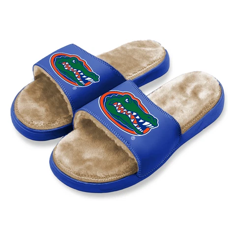 $60 FLORIDA GATORS FAUX FUR CLASSIC ISLIDE SLIDES SANDALS SOLD OUT LIMITED ED 12 Cover