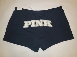 XXL NWT VICTORIA'S SECRET PINK IVY FLEECE ROLLED SHORTS - Picture 1 of 2