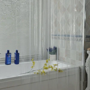 Clear PEVA Shower Curtain 72"W x 72"H Waterproof Mildew Resistant No Smell - Picture 1 of 8