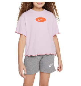 NWT Nike Icon Clash Loose Dri Fit Boxy Fill Girls tshirt Size Large Purple - Picture 1 of 5