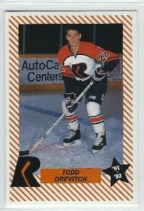 1991-92 Richmond Renegades (ECHL) Todd Drevitch