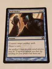 Halt Order Scars Of Mirrodin Mtg Card Mint Condition