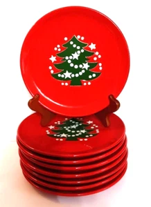 Waechtersbach~Red Christmas Tree Dessert/Snack Plate West Germany Mint Condition - Picture 1 of 2
