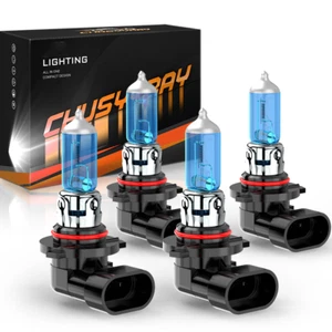 For Chrysler PT Cruiser 2006-10 Combo 9005+9006 Halogen Headlights Bulb 5000K 4x - Picture 1 of 12