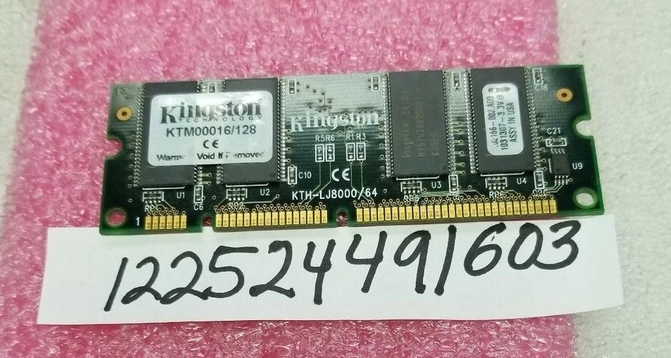 128MB  1RX8 SD SDRAM PC PC66 3.3V   100PINS  NON-ECC  SODIMM  SINGLE RANK  16X8  - Image 1 of 1