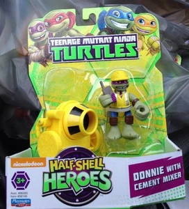 Teenage Mutant Ninja Turtles 3'' Half-heroes Donnie With Cement Mixer HTF - Picture 1 of 3
