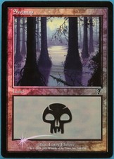 Swamp (348) FOIL 7th Edition HEAVILY PLD Basic Land CARD (182400) ABUGames