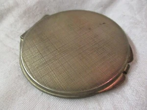 Vintage brushed gold tone double Mirror Compact - Picture 1 of 3