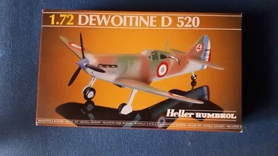 HELLER VINTAGE 1/72 DEWOITINE D-520 - Immagine 1 di 3