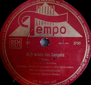 HERMA RIEDINGER / SERENADERS "Ah, si el Leopoldo / Nosotros, nosotros, tenemos..." 10" - Imagen 1 de 2