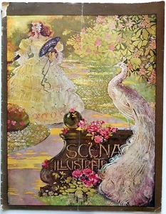 RIVISTA LIBERTY SCENA ILLUSTRATA N.12 1910 EDGARDO ALLAN POE   CLARETIE  - Bild 1 von 6