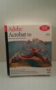 Adobe Acrobat 5.0 Education Version - Full Version for Windows 22001439 NEW - Picture 1 of 3