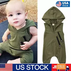 Newborn Infant Kids Baby Boys Clothes  Summer Outfits Cartoon Baby Shark - Picture 1 of 10