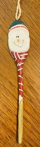 VINTAGE SNOWMAN SPOON ORNAMENT 8.5" Eddie Walker - Picture 1 of 4