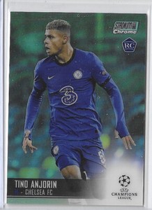 2020-21 Stadium Club Chrome UEFA Aqua Tino Anjorin #/199 RC