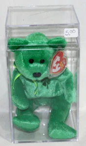 2002 VINTAGE DUBLIN 8.5" TY BEANIE BABY BABIES GREEN IRISH IRELAND BEAR MWMTs - Bild 1 von 2