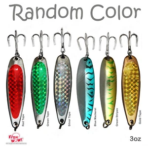 Peces 15 piezas ¡GUAU! Cucharas de cocodrilo 3 oz plantilla arrastre fundición colores aleatorios aleteo - Imagen 1 de 12