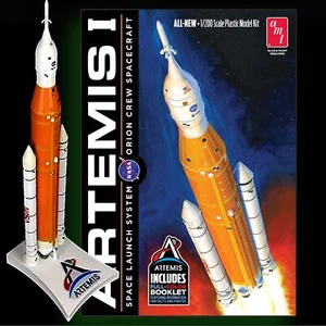 AMT 1423 ARTEMIS I SPACE LAUNCH SYSTEM & ORION CREW SPACECRAFT MODEL KIT - Picture 1 of 5