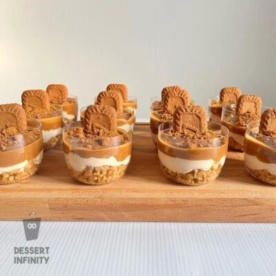 DESSERT INFINITY 50 PCS Clear Plastic Reusable Party Shot Glasses Dessert Cups Cheesecake 120ml